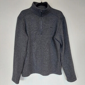 Kavu Quarter Zip Wool Blend Pullover Sweater Grey Size Meduim‎
